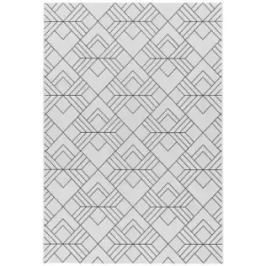 Image of Asiatic Carpets Patio Machine Woven Rug Deco Ivory - 200 x 290cm