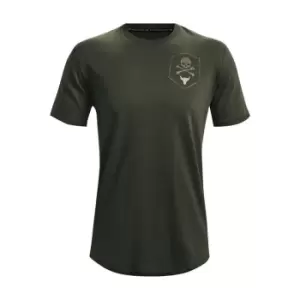 Image of Under Armour Armour Project Rock 100 T Shirt Mens - Green