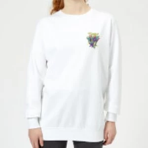 Image of Spyro Retro Pocket Womens Sweatshirt - White - 4XL