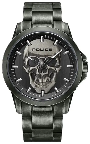 Image of Police Flick Stainless Steel Grey Bracelet Watch