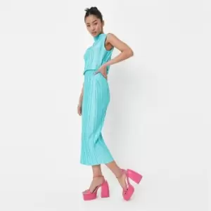 Image of Missguided Midaxi Skirt - Blue