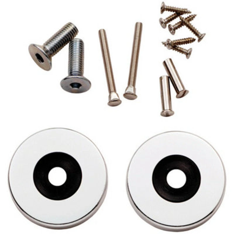 Image of Loops Rose Pack to suit Aluminium Pull Handles 52 x 8mm Satin Anodised Aluminium Multi