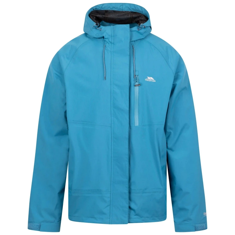 Image of Trespass Trespass Men Fallahill Jacket in Blue Size: X-Small Blue XS Male 5063750855783