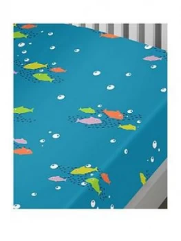 Image of Bedlam Sea Life Glow In The Dark Single Fitted Sheet