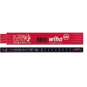 Image of Wiha 37067 37067 Yardstick 2m Plastic