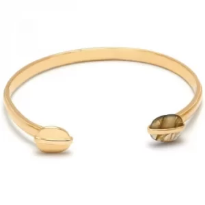 Image of Ladies Lola Rose Gold Plated Labradorite Bassa Bangle