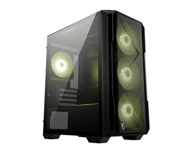 Image of MSI MAG FORGE M120R ARGB Tempered Glass Windowed mATX Mid Tower PC Gaming Case - Black