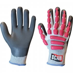 Image of Scan Anti Impact Latex Cut 5 Gloves L