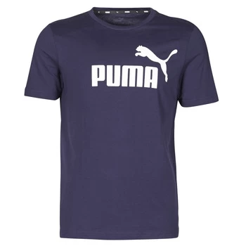 Image of Puma ESSENTIAL TEE mens T shirt in Blue - Sizes L,M,S,XL,XS,XXL