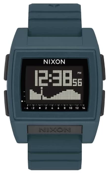 Image of Nixon Base Tide Pro Dark Slate Digital Slate Coloured Watch