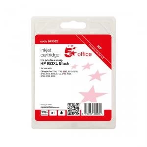 Image of 5 Star Office Supplies Inkjet Cartridge Page Life Black 2000pp HP