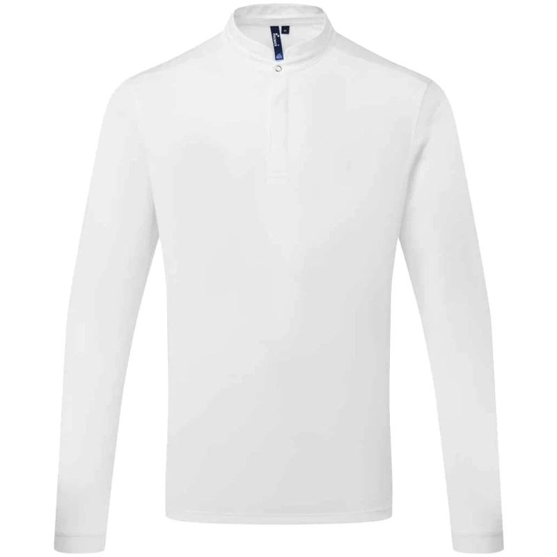 Image of Premier Premier Men Essential Coolchecker Long-Sleeved Chef Shirt in White Size: X-Small White XS Male 5063703608077