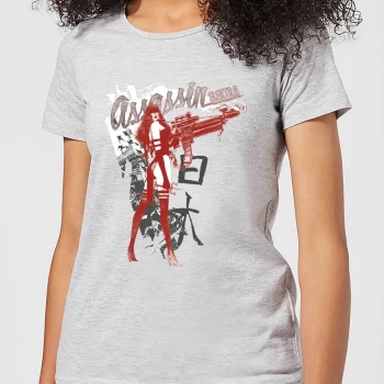 Image of Marvel Knights Elektra Assassin Womens T-Shirt - Grey - M