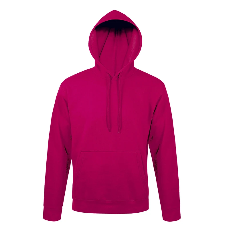 Image of SOL'S Mens Snake Hooded Sweatshirt Hoodie in Fuchsia Size: Small Fuchsia Male S