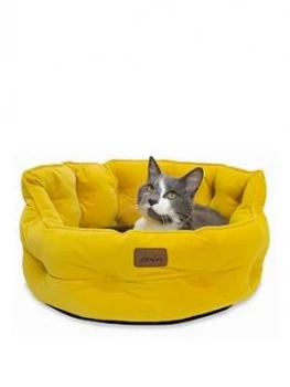 Image of Joules Chesterfield Pet Bed Yellow Small