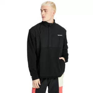 Image of Timberland Outdoor Archive Hybrid Jacket For Men In Black Black, Size S