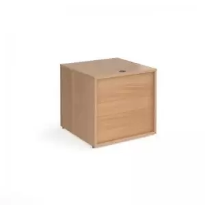 Image of Denver reception straight base unit 800mm x 800mm - beech
