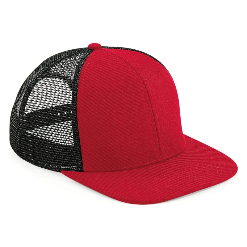 Image of Beechfield Beechfield Trucker Cap in Red Red One Size Unisex 5059444957826