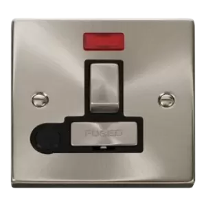 Image of Click Scolmore Deco Ingot 13A Flex Outlet Neon Switched Fused Spur Unit - VPSC552BK