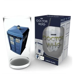 Image of Doctor Who Tardis Large Glass
