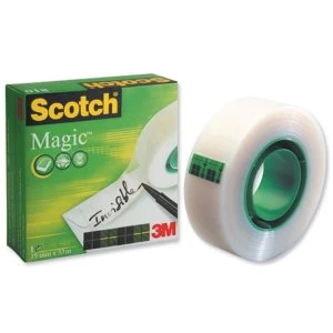 Image of Scotch Magic 810 19mm x 33m Invisible Tape Matte finish Clear