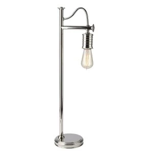 Image of 1 Light Table Lamp Polished Nickel, E27