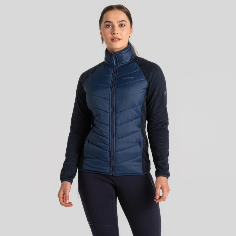 Image of Craghoppers Womens Hybrid Jacket Blue Navy female 8 (XS)