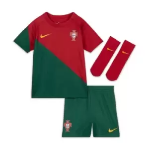 Image of Nike Portugal Home Baby Kit 2022/2023 Babies - Red