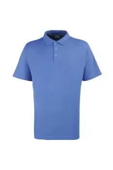 Image of Stud Heavyweight Plain Pique Polo Shirt