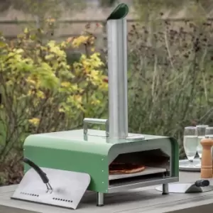 Image of Gallery Direct Aurel Pellet Pizza Oven Green