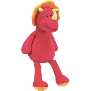 Image of Super Soft Triceratops 12.5" Plush (Pink)