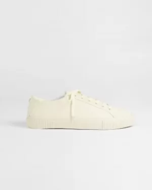 Image of Leather Colour Drench Vulcanised Trainer