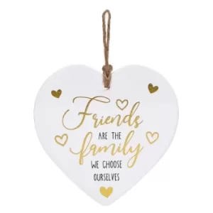 Image of Golden Sentiments Heart Friend & Family