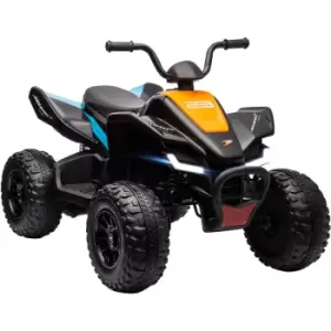Image of McLaren mcl 35 Liveries 12V Quad Bike w/ Slow Start - Black - Black - Homcom