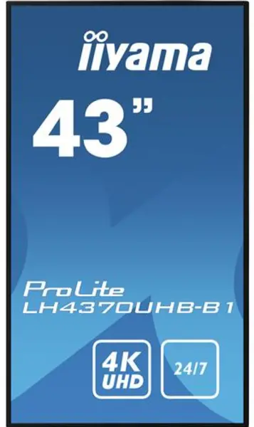 Image of iiyama LH4370UHB-B1 Signage Display Digital signage flat panel 108...