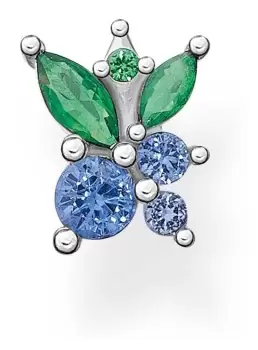 Image of Thomas Sabo H2192-699-7 Silver Blueberry Single Ear Stud Jewellery