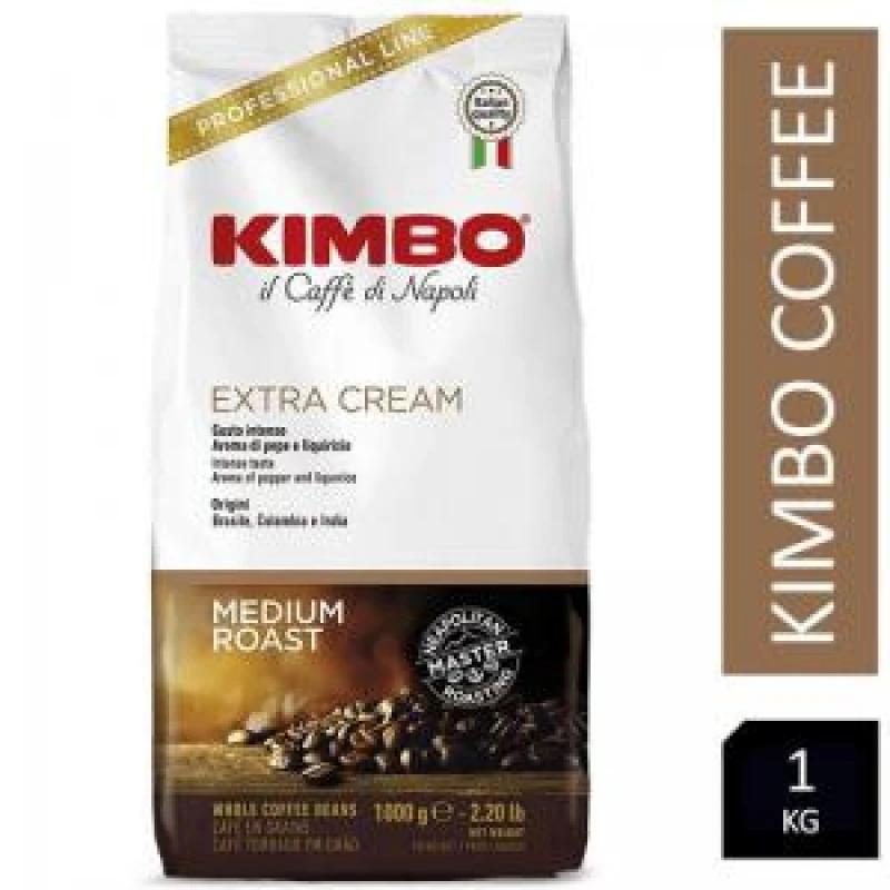 Image of Kimbo Extra Cream 1kg Italian Coffee Beans NWT7709 NWT7709