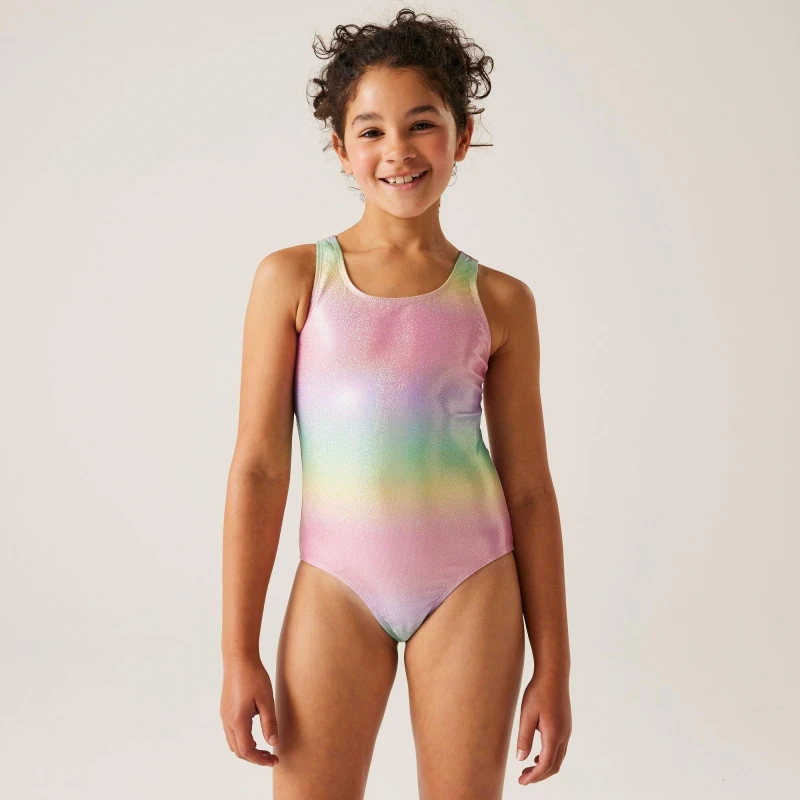 Image of One Piece swimsuit for girls Regatta Katrisse Multicolore Female 13 ans
