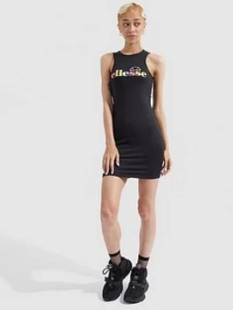 Image of Ellesse Heritage Verde Dress - Black, Size 6, Women