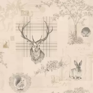 Image of Holden Decor Richmond Wallpaper, Charcoal