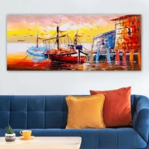 Image of YTY394574059_50120 Multicolor Decorative Canvas Painting