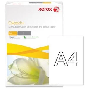 Image of Xerox Colotech+ (A4) Copier Paper Premium (250 Sheets) 160g/m2 (White)