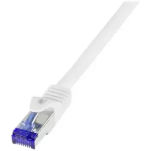 Image of LogiLink C6A051S RJ45 CAT 6A S/FTP 2m White