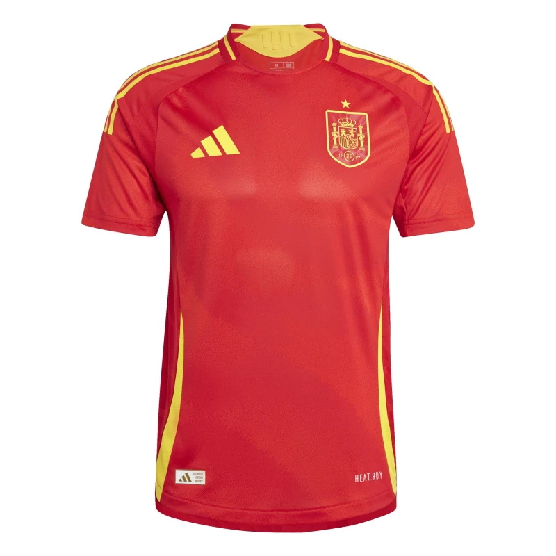 Image of adidas Spain Home Shirt 2024 Mens Red male M