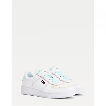Image of Tommy Jeans Abo Pastel Piping Basket Sneaker - White