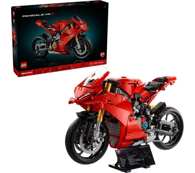 Image of Lego Technic Ducati Panigale V4 S Motorcycle 42202 One Colour WBG1A Unisex