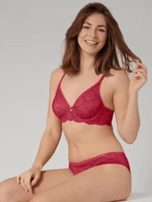 Image of Triumph Amourette Underwired Charm Bra, Raspberry, Size 38E, Women