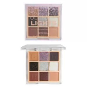 Image of Makeup Revolution Ultimate Lights Eyeshadow Palette Feathered Smoke