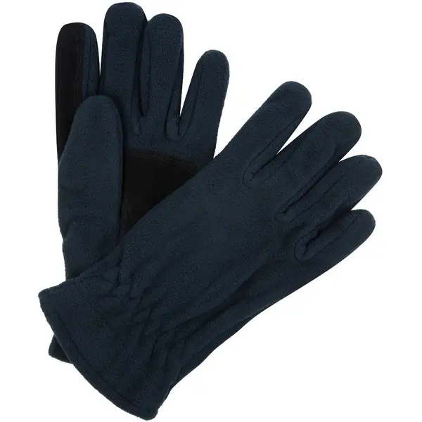Image of Regatta Mens Kingsdale Polyester Thermal Winter Microfleece Gloves Small / Medium NAVY RMG014-540-SM