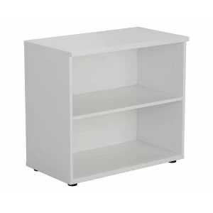 Image of TC Office Bookcase with 1 Shelf Height 730mm, White